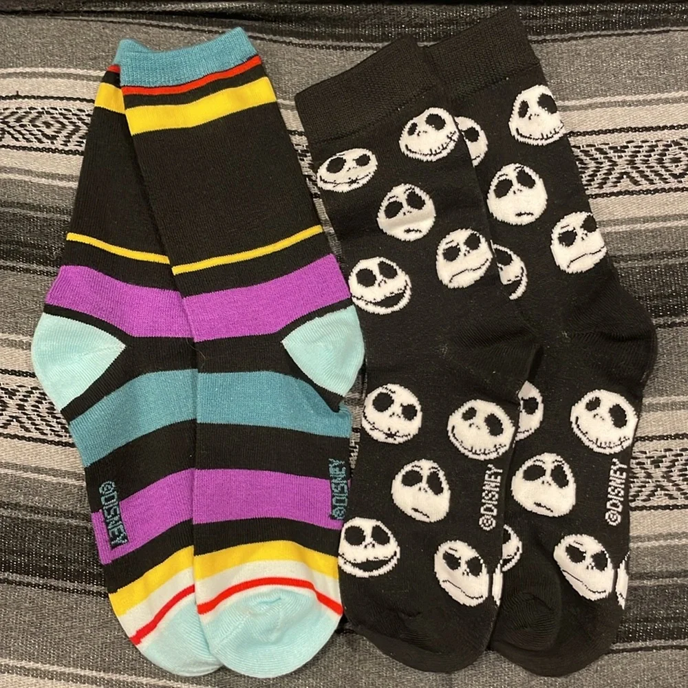 The Nightmare Before Christmas - Jack and Sally Socks